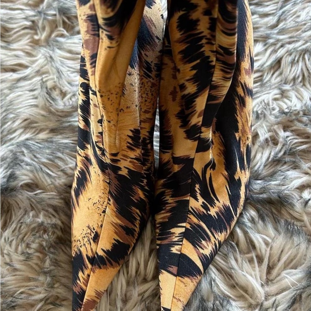 Balenciaga Leopard Print Heeled Boots - Picture 3 of 6